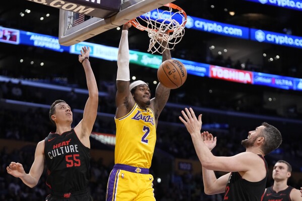 Heat sales laker score